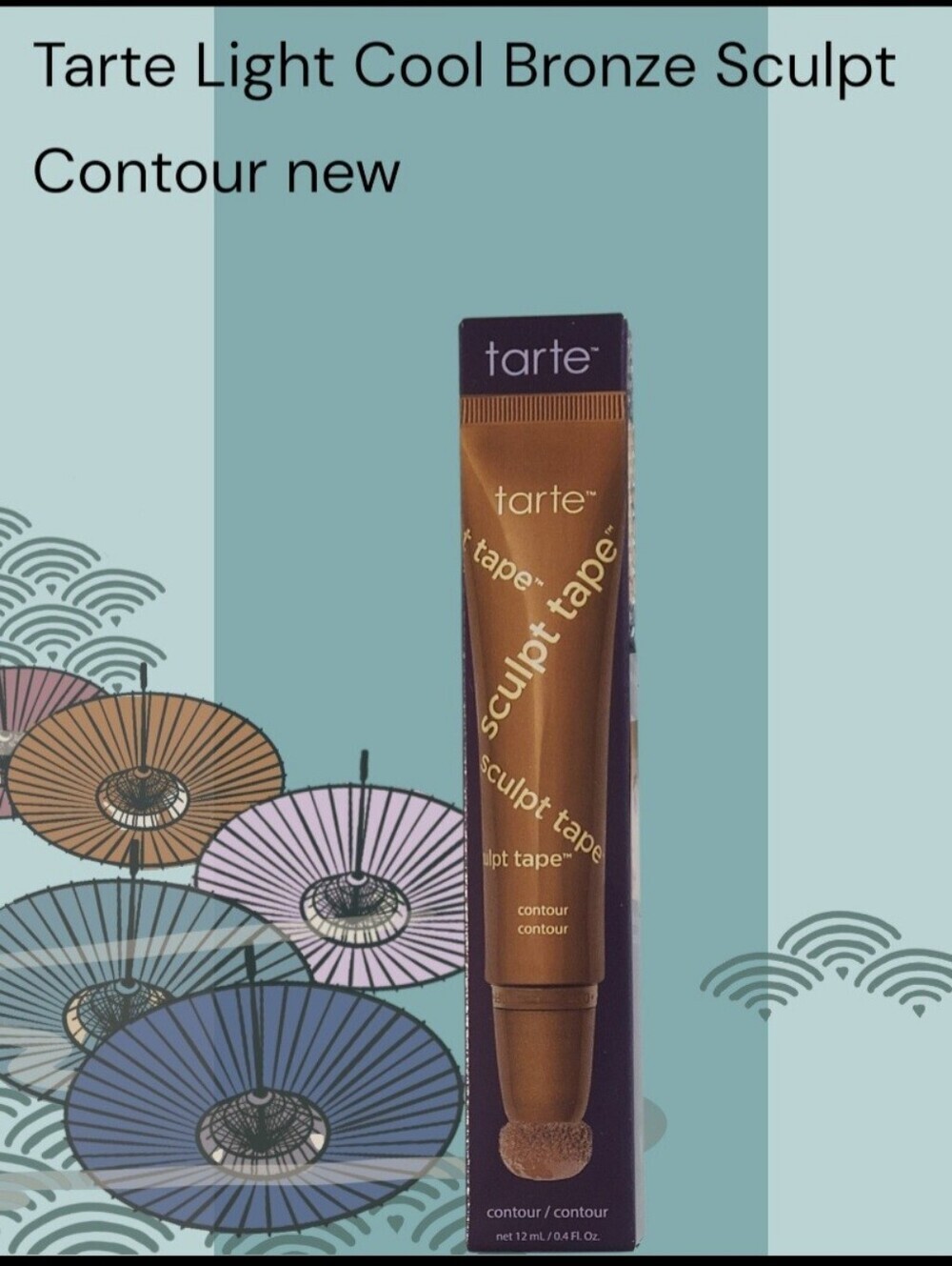 Tarte Sculpt Contour colo Light Cool Bronze 12 ml/.4 fl oz NIB